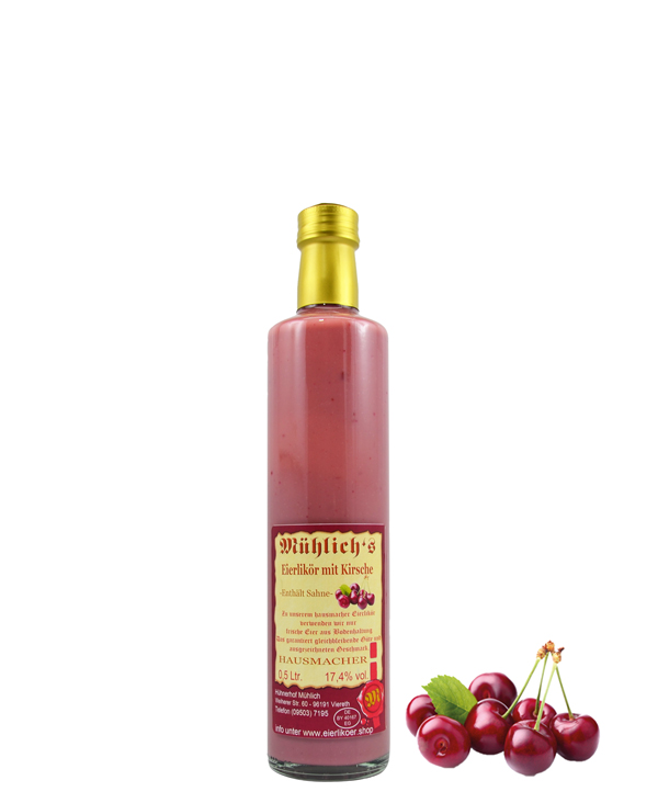 Eierlikör mit Kirsche 0.5 Liter