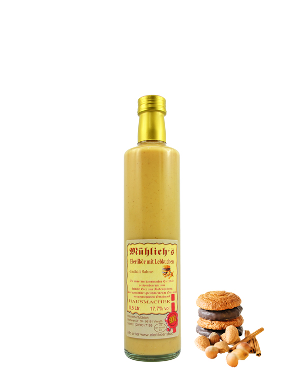 Eierlikör mit Lebkuchen 0.5 Liter Eierlikör mit Lebkuchen