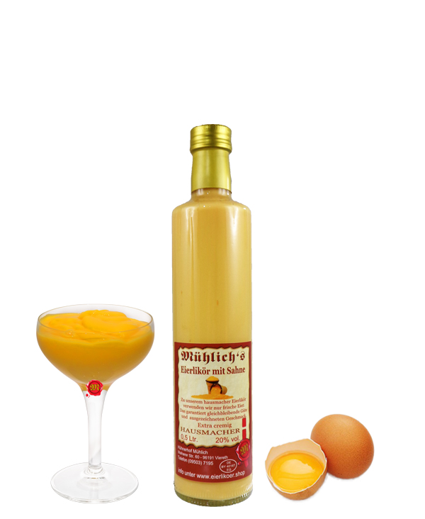 Eierlikör mit Sahne 0.5 Liter Eierlikör mit Sahne