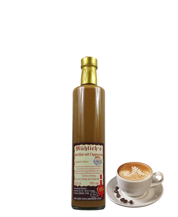 Eierlikör mit Cappuccino 0.5 Liter Eierlikör mit Cappuccino